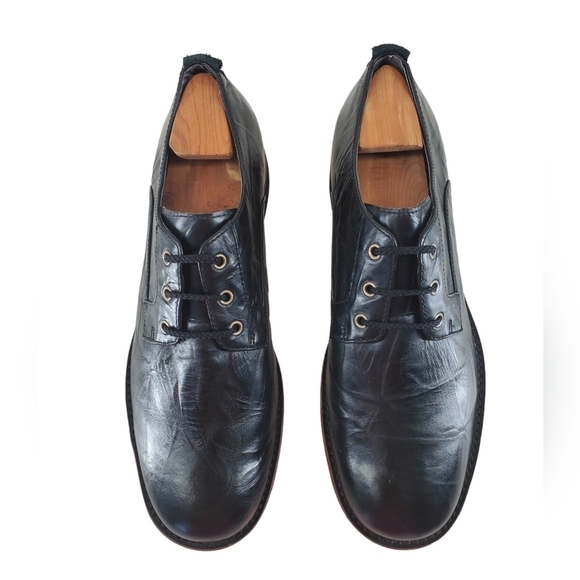 UGG Klayton Black Leather Oxford Shoes Mens 10.5 Business Casual 1002386 main image 16